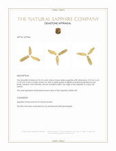 25.33 Ct. Yellow Sapphire Crystal from Ceylon (Sri Lanka) Appraisal