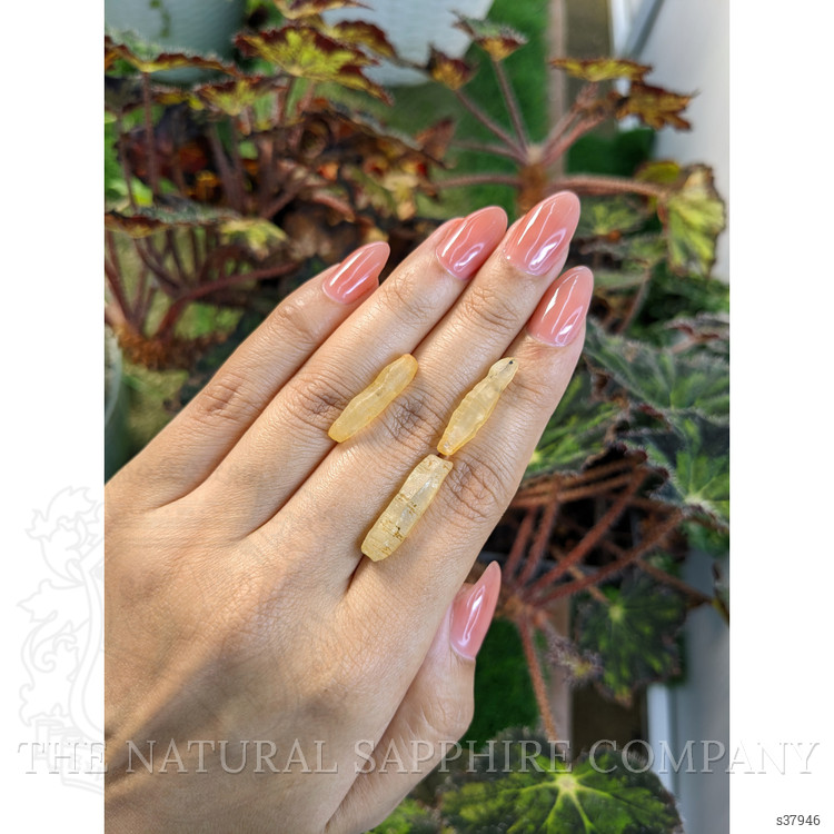 25.33 Ct. Yellow Sapphire Crystal from Ceylon (Sri Lanka)