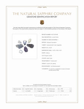 28.37 Ct. Multi Color Sapphire Crystal from Ceylon (Sri Lanka) Scan Report