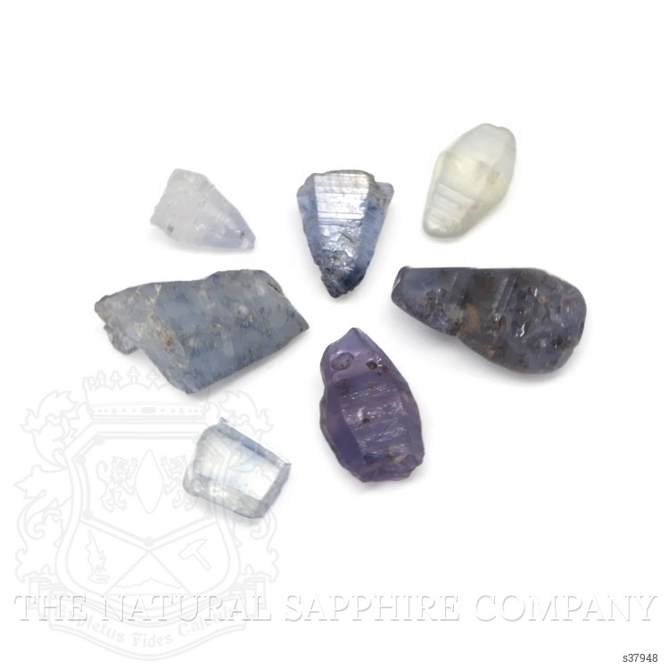 28.37 Ct. Multi Color Sapphire Crystal from Ceylon (Sri Lanka)