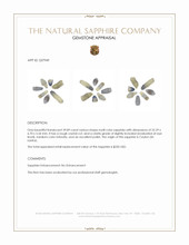 39.89 Ct. Multi Color Sapphire Crystal from Ceylon (Sri Lanka) Appraisal