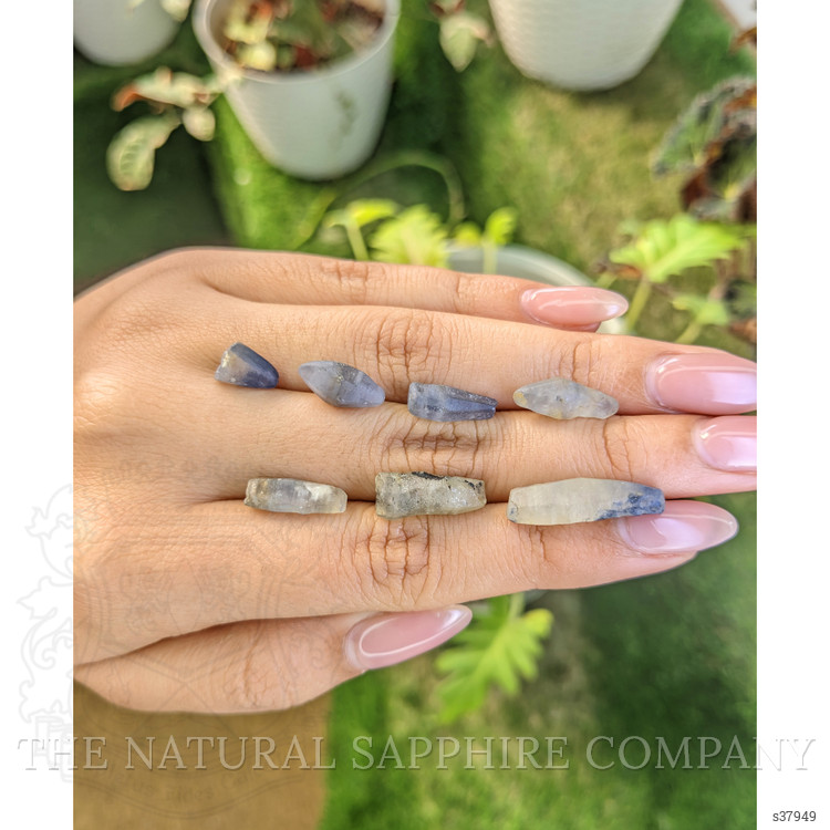 39.89 Ct. Multi Color Sapphire Crystal from Ceylon (Sri Lanka)