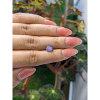 1.73 Ct. Bluish Purple Star Sapphire from Ceylon (Sri Lanka) Life Style