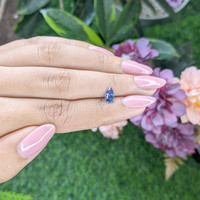 0.74 Ct. Blue Sapphire from Ceylon (Sri Lanka) Life Style