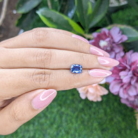 1.53 Ct. Blue Sapphire from Ceylon (Sri Lanka) Life Style