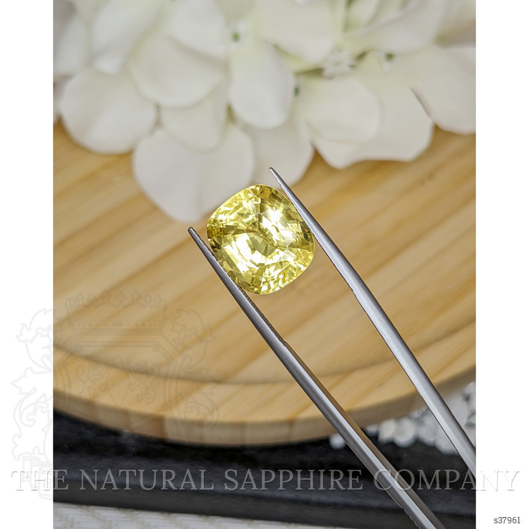 12.19 Ct. Yellow Sapphire from Ceylon (Sri Lanka)