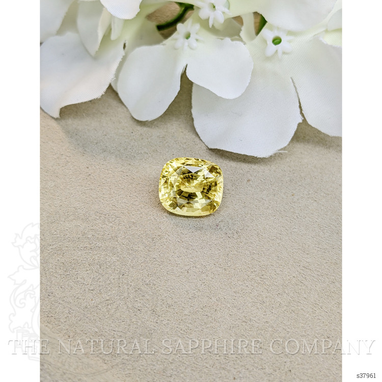 12.19 Ct. Yellow Sapphire from Ceylon (Sri Lanka)
