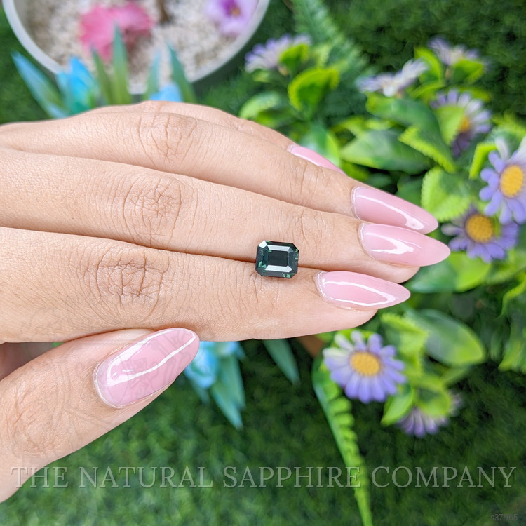 2.57 Ct. Green Sapphire from Tanzania