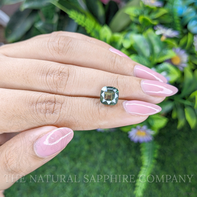 3.83 Ct. Yellowish Green Sapphire from Tanzania