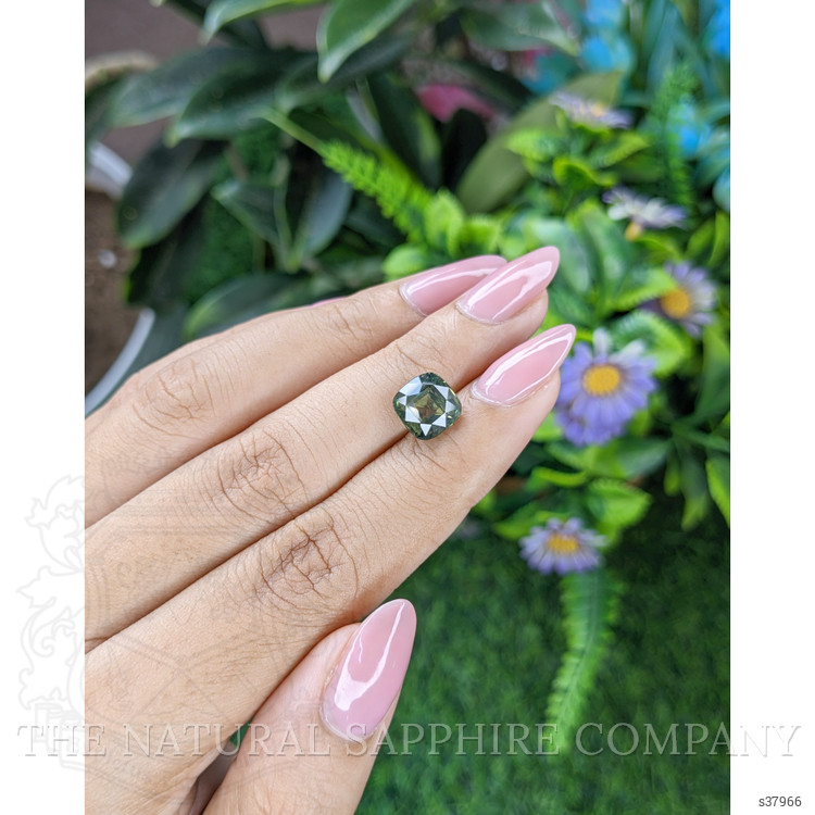 3.83 Ct. Yellowish Green Sapphire from Tanzania