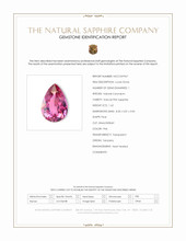 1.62 Ct. Pink Sapphire from Tanzania Scan Report