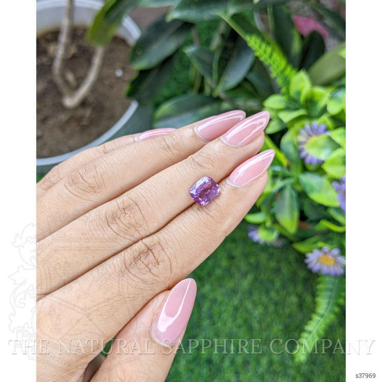 2.41 Ct. Pinkish Purple Sapphire from Tanzania
