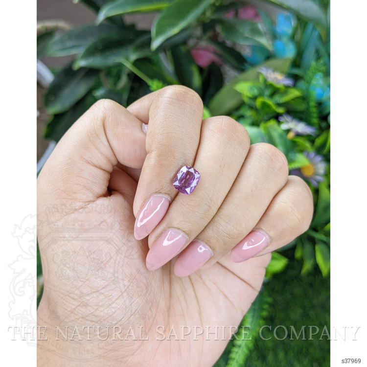 2.41 Ct. Pinkish Purple Sapphire from Tanzania