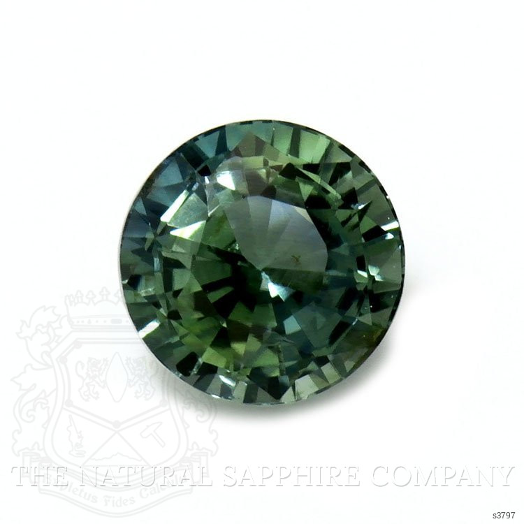 0.71 Ct. Bluish Green Sapphire from Ceylon (Sri Lanka)