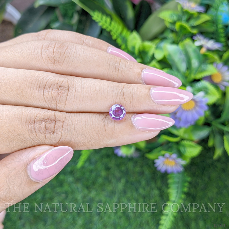 1.60 Ct. Pinkish Purple Sapphire from Tanzania