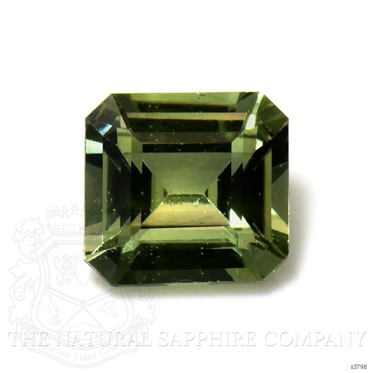 0.60 Ct. Green Sapphire from Ceylon (Sri Lanka)