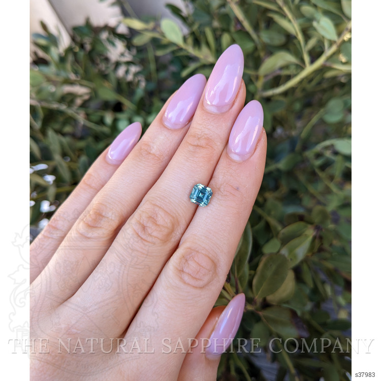 2.05 Ct. Bluish Green Sapphire from Madagascar