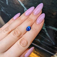 2.49 Ct. Blue Sapphire from Ceylon (Sri Lanka) Life Style