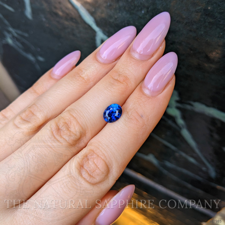 2.49 Ct. Blue Sapphire from Ceylon (Sri Lanka)
