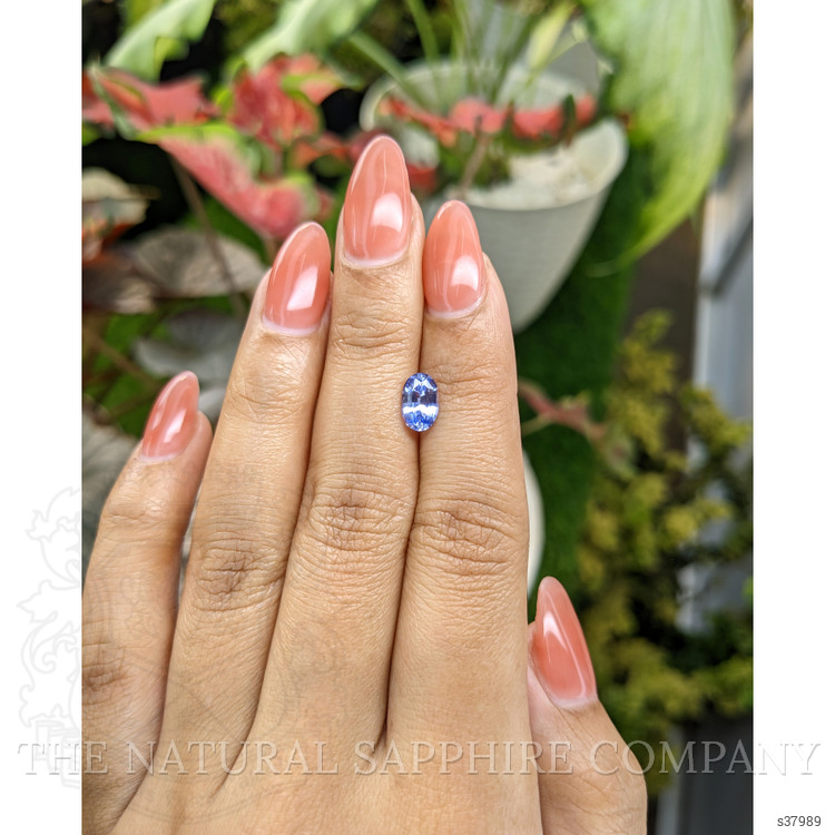 1.28 Ct. Blue Sapphire from Ceylon (Sri Lanka)