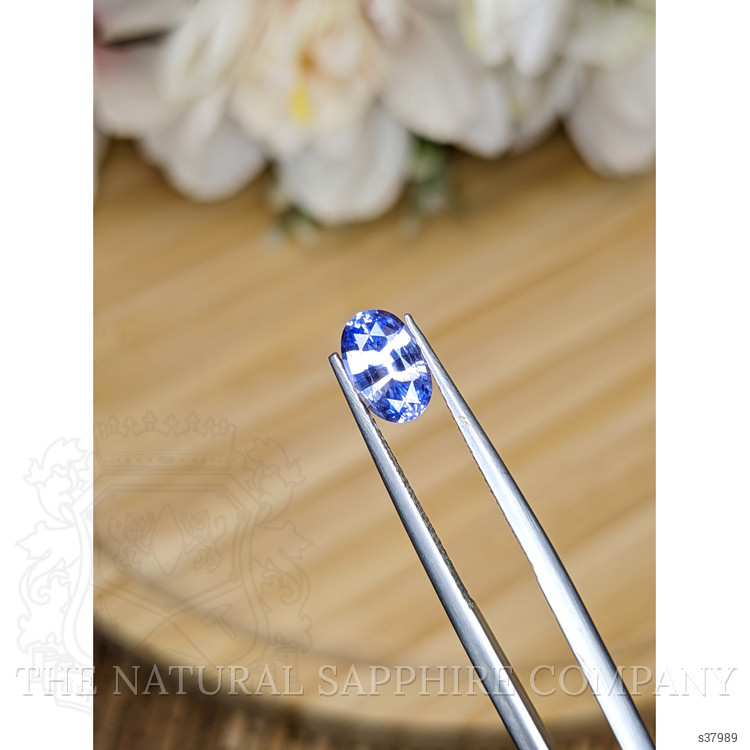 1.28 Ct. Blue Sapphire from Ceylon (Sri Lanka)