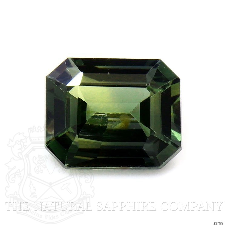 0.83 Ct. Bluish Green Sapphire from Ceylon (Sri Lanka)