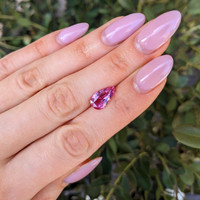 3.03 Ct. Pink Sapphire from Ceylon (Sri Lanka) Life Style