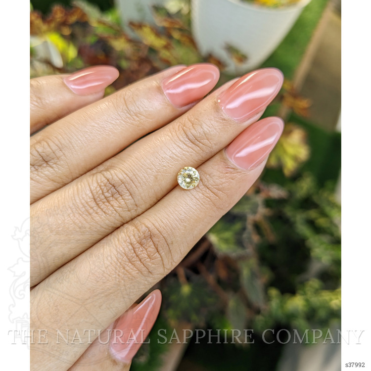 0.83 Ct. Yellow Sapphire from Ceylon (Sri Lanka)