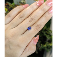 1.17 Ct. Violet Sapphire from Ceylon (Sri Lanka) Life Style