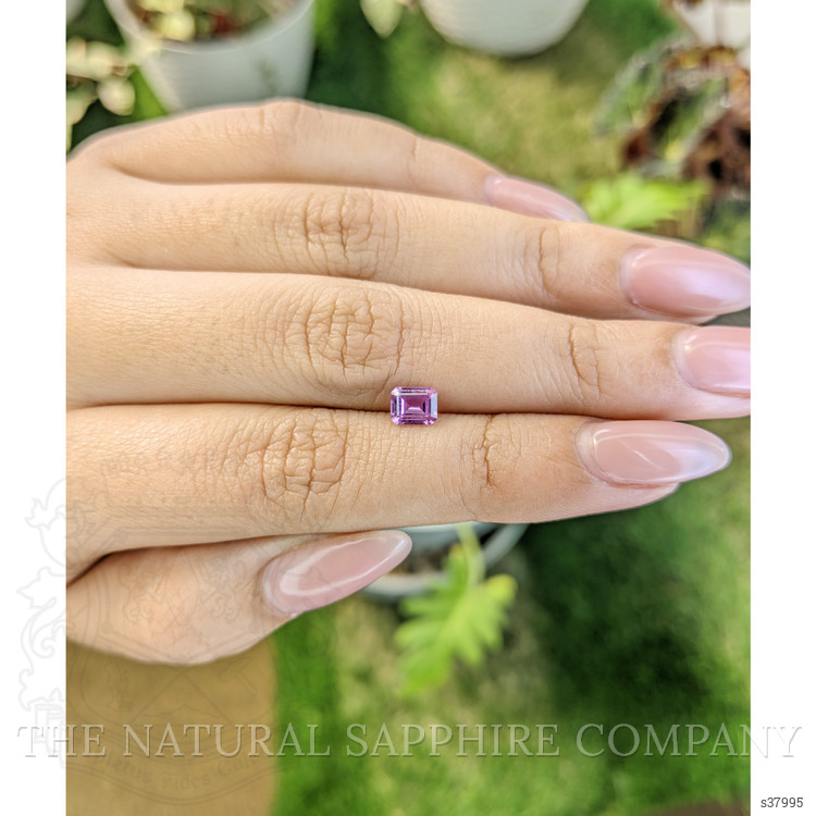 0.61 Ct. Purplish Pink Sapphire from Ceylon (Sri Lanka)
