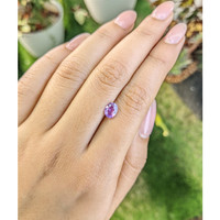 0.99 Ct. Pinkish Purple Sapphire from Ceylon (Sri Lanka) Life Style
