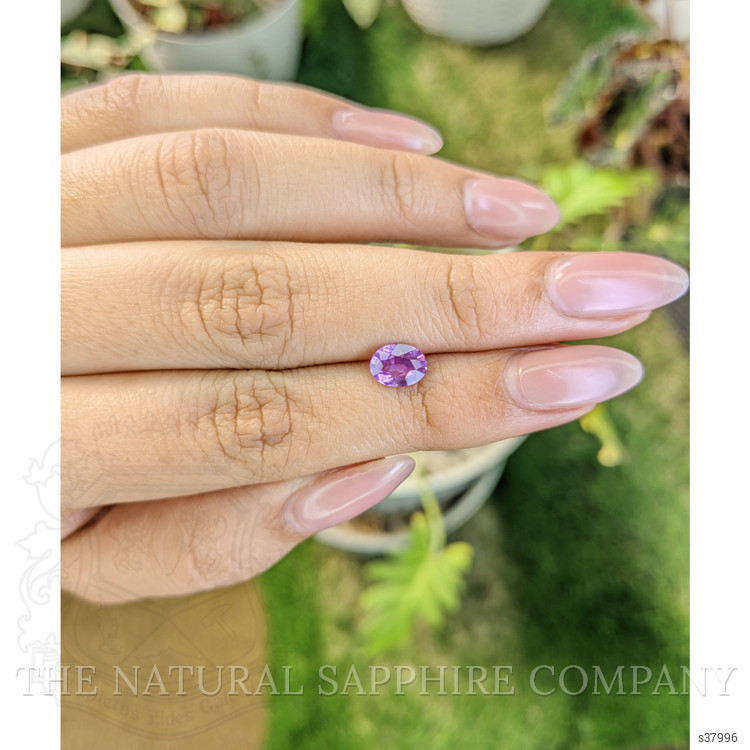 0.99 Ct. Pinkish Purple Sapphire from Ceylon (Sri Lanka)