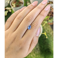 1.15 Ct. Blue Sapphire from Ceylon (Sri Lanka) Life Style