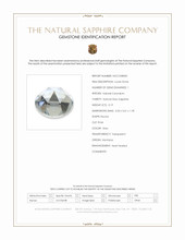 0.19 Ct. Grey Sapphire from Montana Scan Report