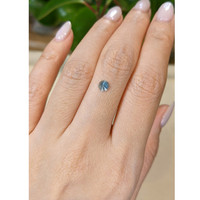 0.39 Ct. Greyish Blue Sapphire from Montana Life Style