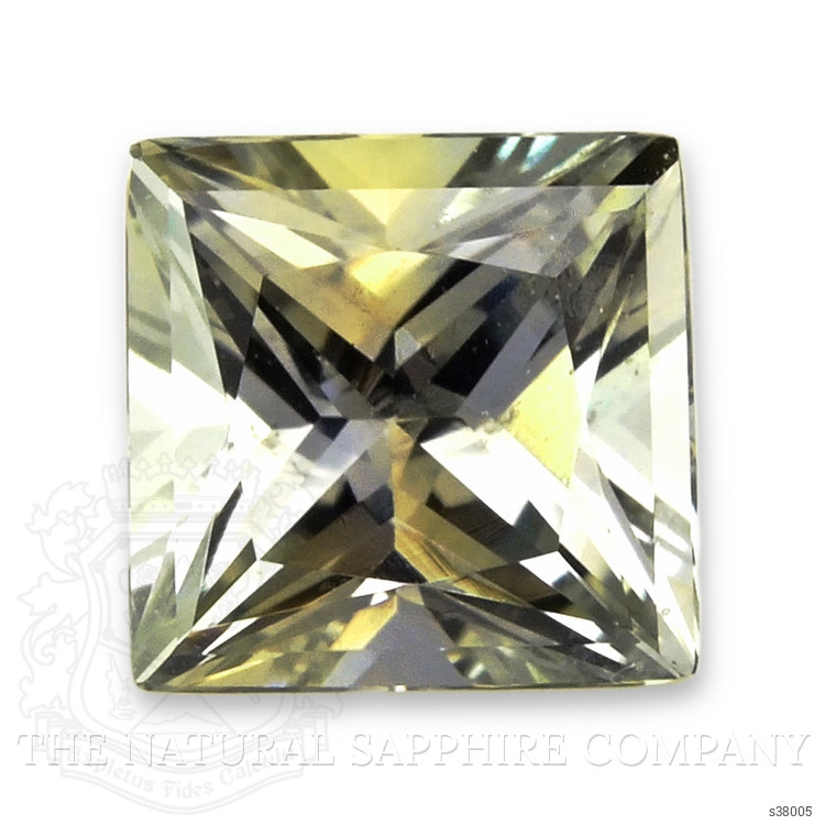 0.82 Ct. Yellowish Green Sapphire from Montana