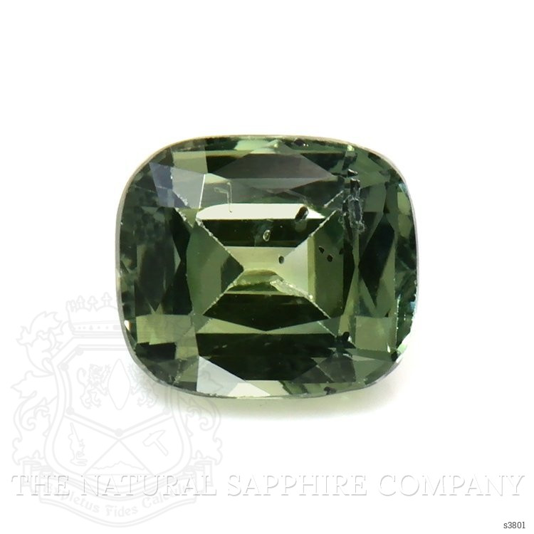 0.86 Ct. Green Sapphire from Ceylon (Sri Lanka)