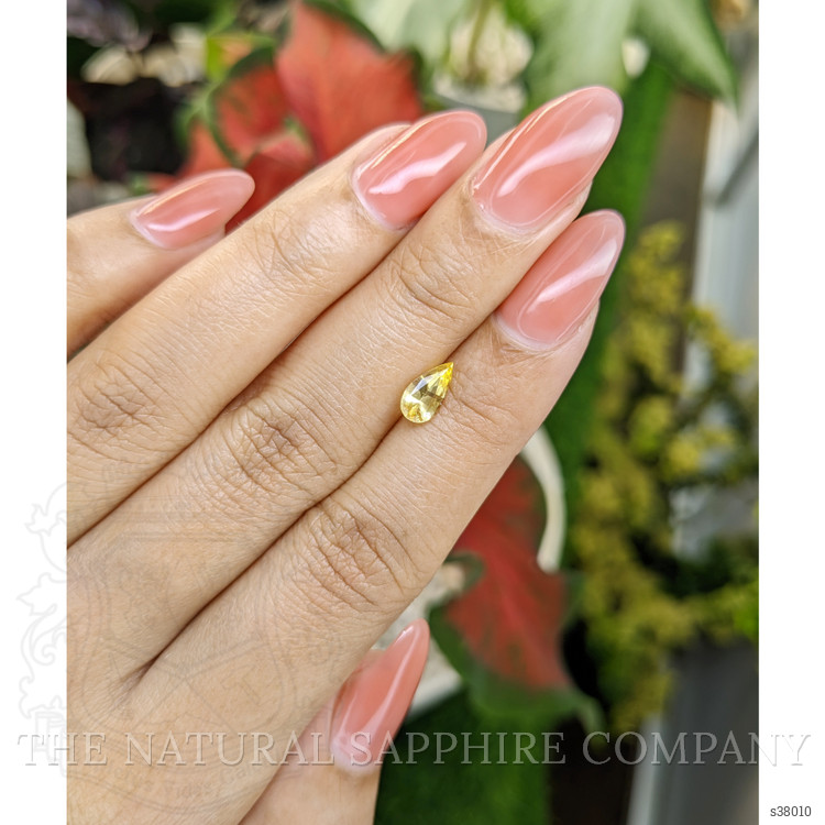 0.89 Ct. Yellow Sapphire from Ceylon (Sri Lanka)