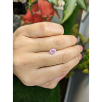 1.18 Ct. Purplish Pink Sapphire from Ceylon (Sri Lanka) Life Style