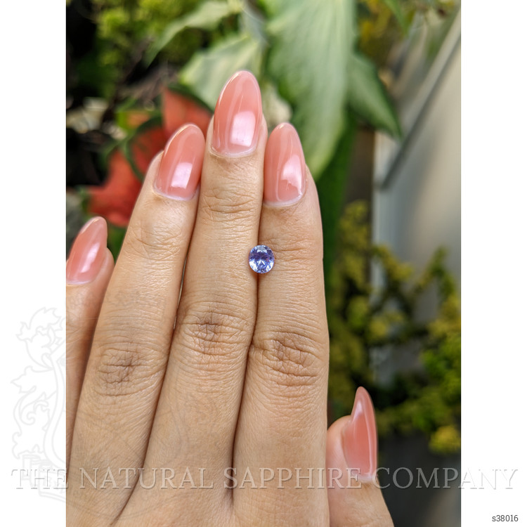 0.89 Ct. Violet Sapphire from Ceylon (Sri Lanka)