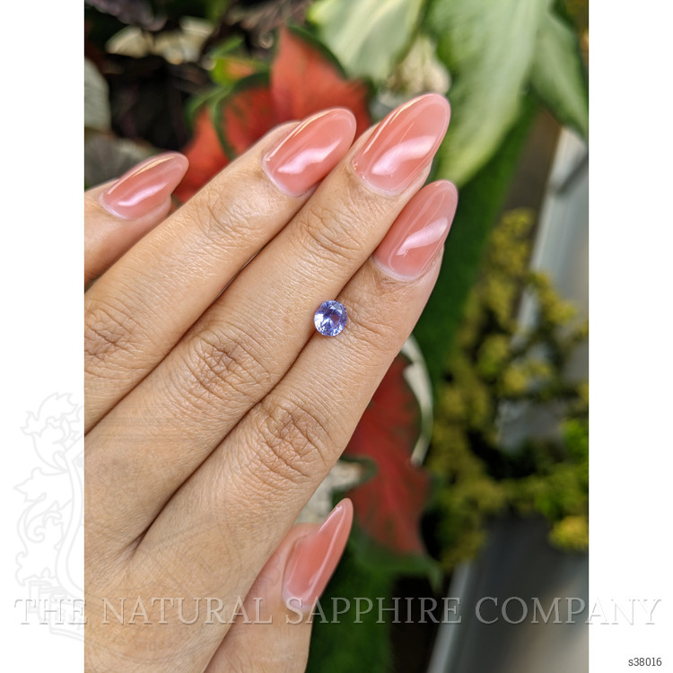 0.89 Ct. Violet Sapphire from Ceylon (Sri Lanka)