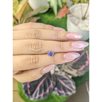 0.96 Ct. Bluish Purple Sapphire from Ceylon (Sri Lanka) Life Style
