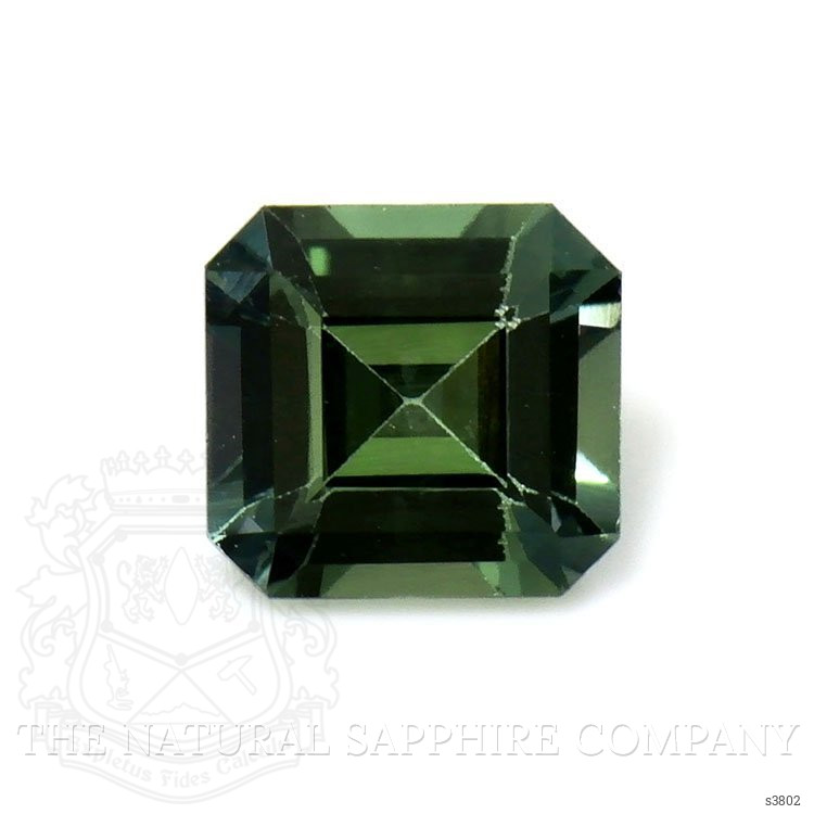 0.43 Ct. Bluish Green Sapphire from Ceylon (Sri Lanka)
