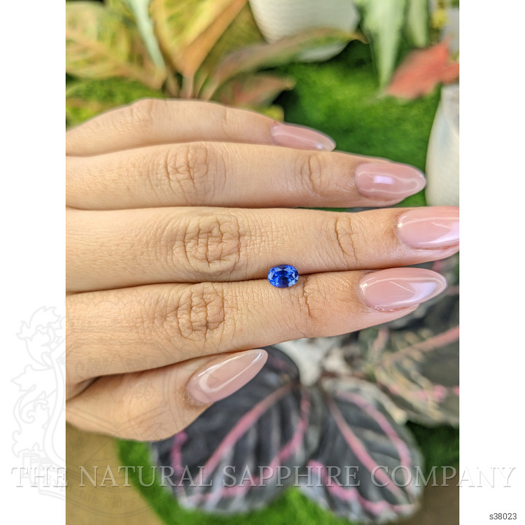 0.83 Ct. Blue Sapphire from Ceylon (Sri Lanka)