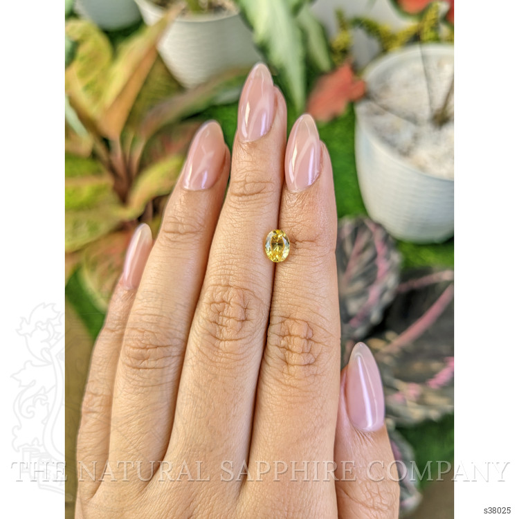 1.33 Ct. Yellow Sapphire from Ceylon (Sri Lanka)
