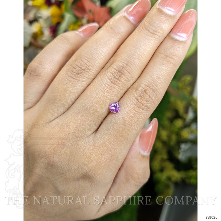 0.72 Ct. Pinkish Purple Sapphire from Ceylon (Sri Lanka)