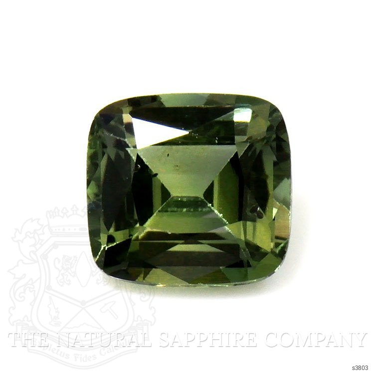 0.62 Ct. Green Sapphire from Ceylon (Sri Lanka)