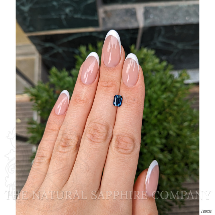 1.52 Ct. Greenish Blue Sapphire from Ceylon (Sri Lanka)
