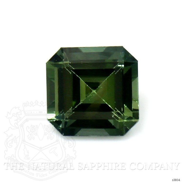 0.45 Ct. Green Sapphire from Ceylon (Sri Lanka)