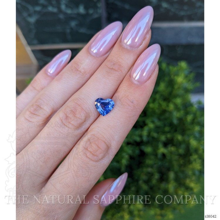 2.85 Ct. Blue Sapphire from Ceylon (Sri Lanka)